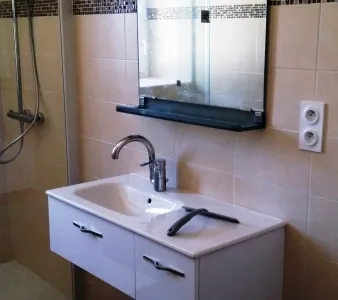 salle de bain Sainte Fortunade